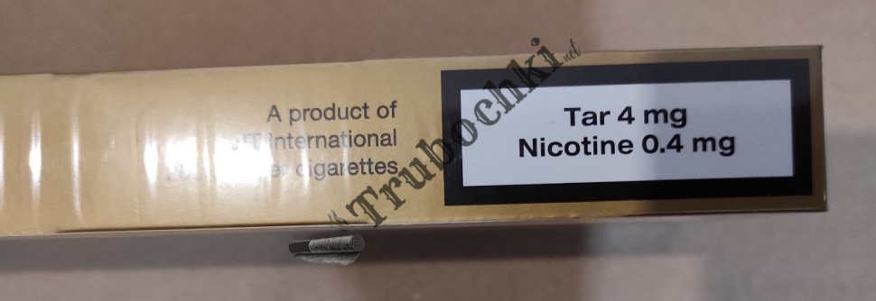 СИГАРЕТЫ SOBRANIE NANO GOLD оптом