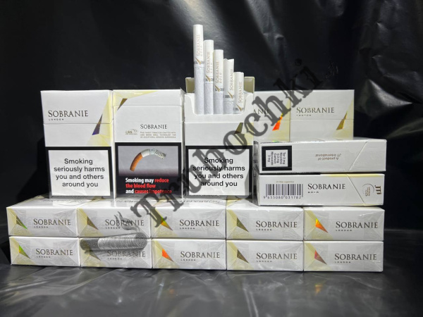 СИГАРЕТЫ SOBRANIE GOLD KING SIZE 