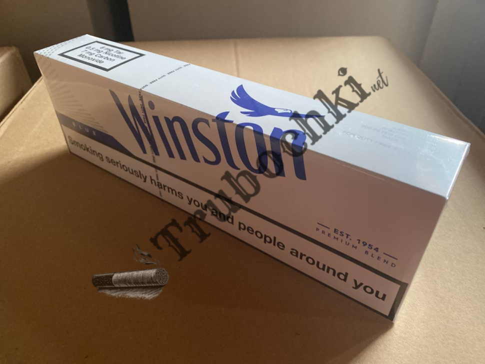 СИГАРЕТЫ WINSTON BLUE KING SIZE (ВИНСТОН СИНИЙ) оптом