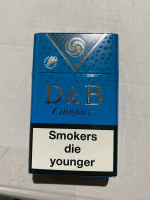 СИГАРЕТЫ D&B TURBO FILTER BLUE оптом