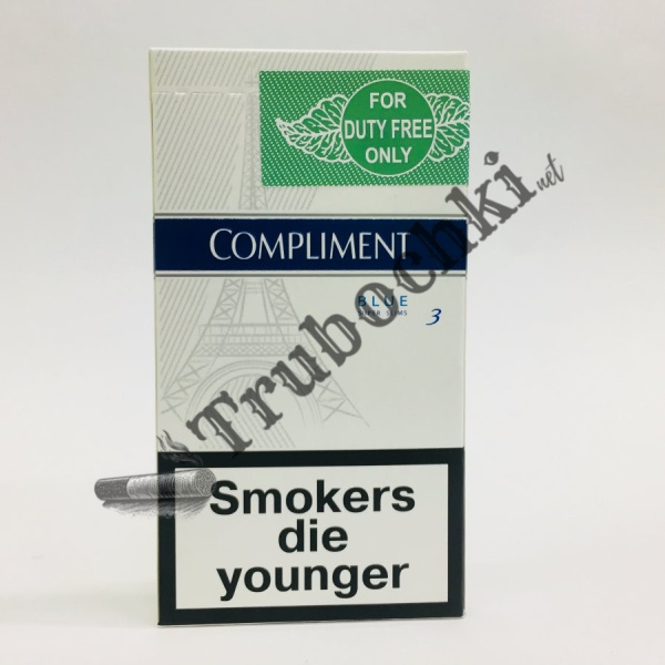 СИГАРЕТЫ COMPLIMENT 3 SUPER SLIMS (КОМПЛИМЕНТ 3 СУПЕР СЛИМС)