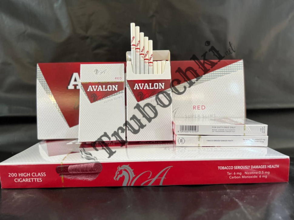 СИГАРЕТЫ AVALON SUPER SLIMS RED оптом