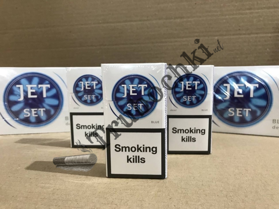 Сигареты ДЖЕТ ДЕМИ синий оптом