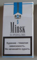 СИГАРЕТЫ MINSK SUPER SLIMS BLUE оптом