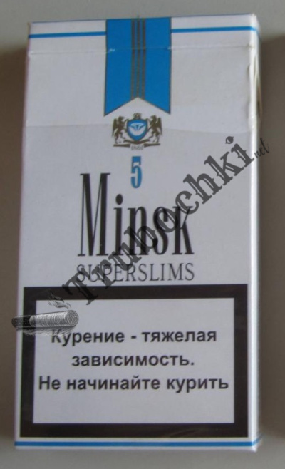 СИГАРЕТЫ MINSK SUPER SLIMS BLUE