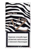 СИГАРЕТЫ NZ SUPER SLIMS BLACK оптом