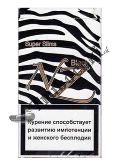 СИГАРЕТЫ NZ SUPER SLIMS BLACK