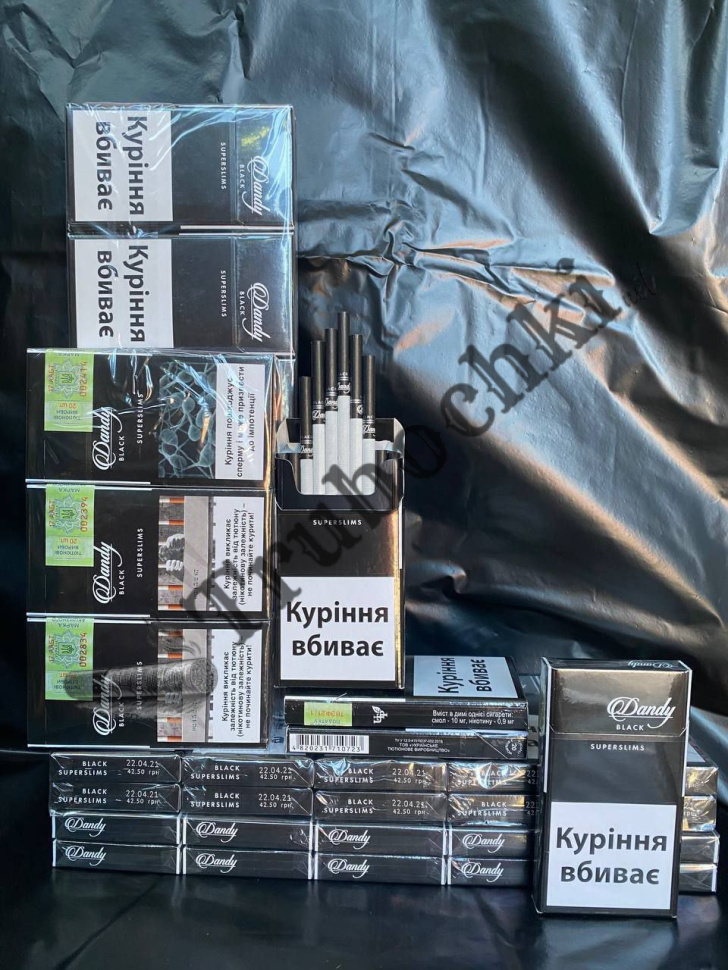 СИГАРЕТЫ DANDY SUPER SLIM BLACK оптом
