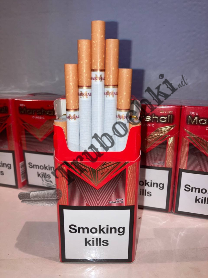 СИГАРЕТЫ MARSHAL RED KING SIZE 100MM (МАРШАЛ КРАСНЫЙ) оптом