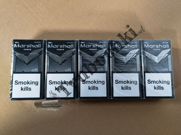 СИГАРЕТЫ MARSHAL BLACK KING SIZE 100MM (МАРШАЛ ЧЕРНЫЙ)
