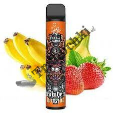 Одноразовая электронная сигарета Elf Bar Lux Strawberry Banana (клубника банан) (1500 Затяжек)  оптом