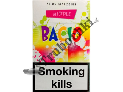 СИГАРЕТЫ BACIO MIDDLE SUPER SLIMS