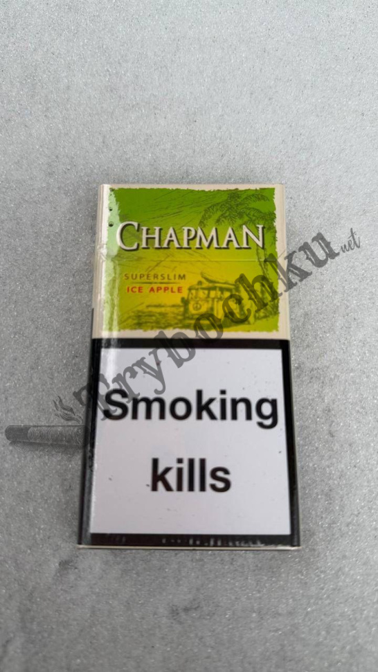 Сигареты Chapman Superslim Ice Apple (Чапман Суперслимс Яблоко) оптом