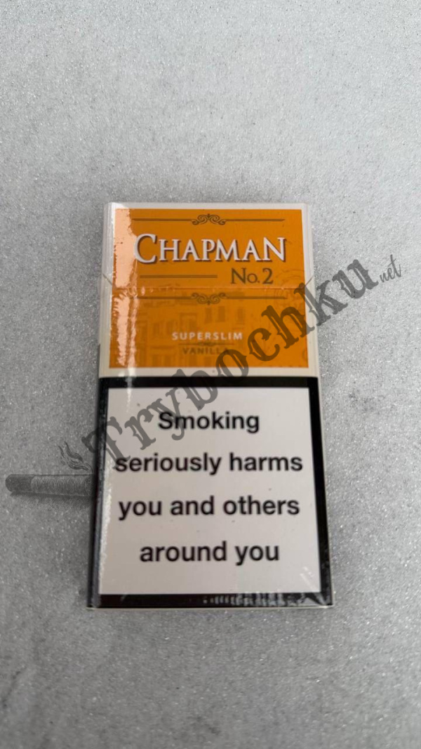 Сигареты Chapman Superslim Vanilla (Чапман Суперслимс Ваниль)