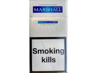 СИГАРЕТЫ MARSHALL SUPER SLIMS BLUE (МАРШАЛ СУПЕР СЛИМС СИНИЙ) оптом