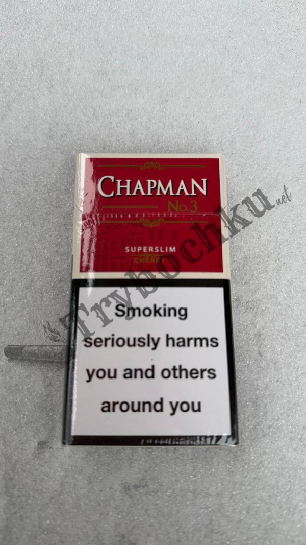 Сигареты Chapman Superslim Cherry (Чапман Суперслимс Вишня)