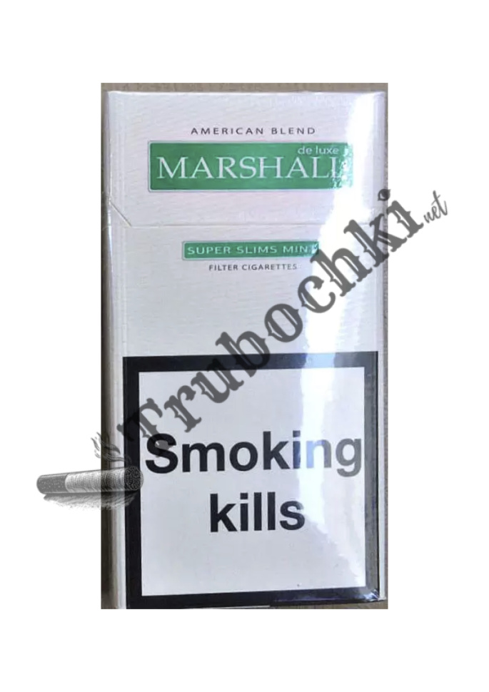 СИГАРЕТЫ MARSHAL SUPER SLIMS MINT оптом
