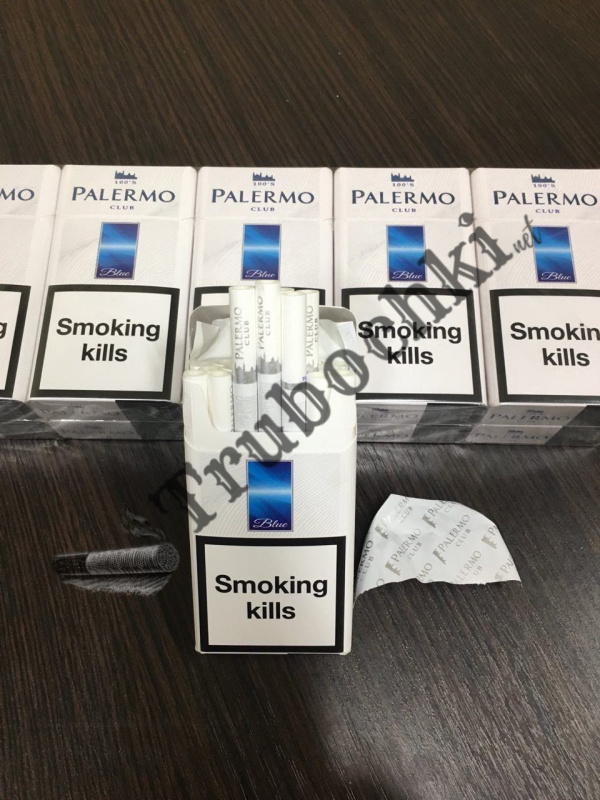 СИГАРЕТЫ PALERMO BLUE KING SIZE TURBO (ПАЛЕРМО СИНИЙ)